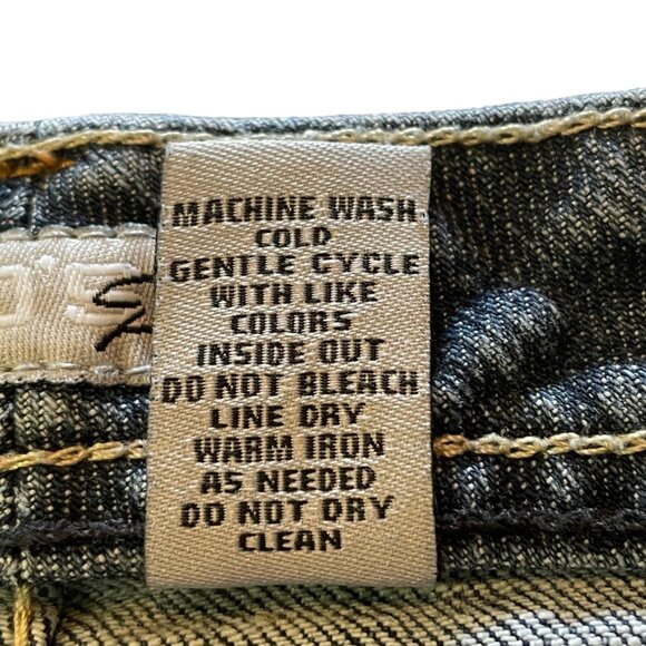 Chico’s Straight Leg Stretch Platinum Denim Jeans - Picture 5 of 6